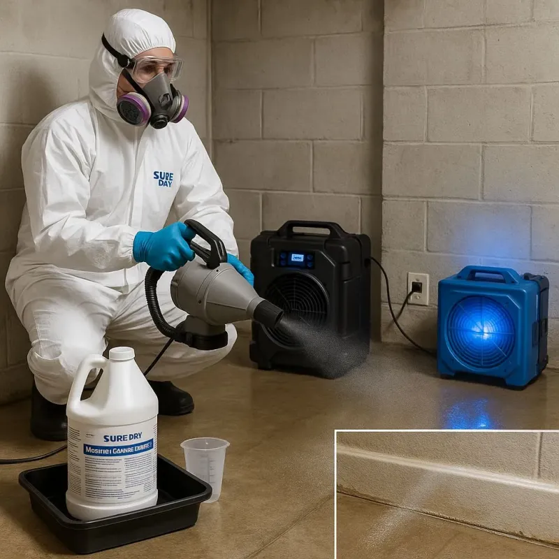 Sanitization and Odor Removal process in Tryon, NC